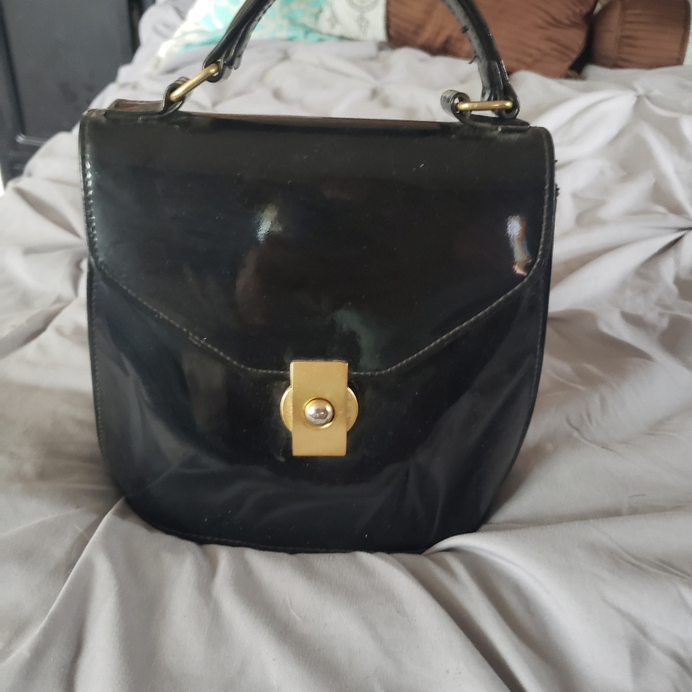 Vintage patent leather purse